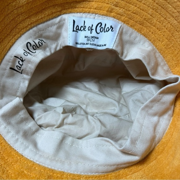 Lack of Color Wave Bucket Hat Size Small Medium 56 CM Tangerine Orange Cotton - Picture 4 of 8